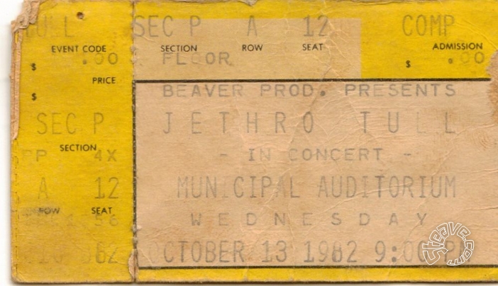 Concert Ticket Stubs