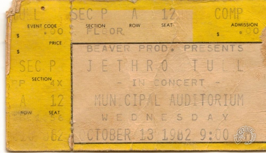 Concert Ticket Stubs