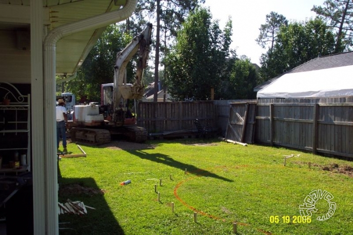 Pool and Spa Build - May, June, July, August 2006