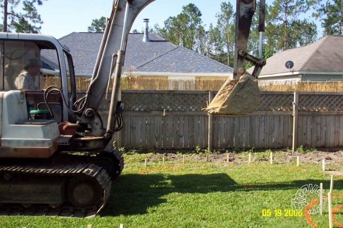 Pool and Spa Build - May, June, July, August 2006