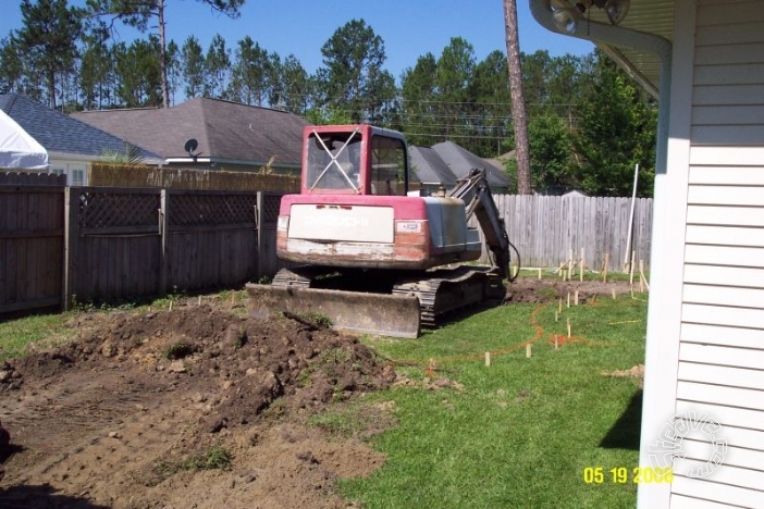 Pool and Spa Build - May, June, July, August 2006