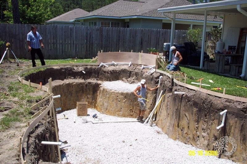 Pool and Spa Build - May, June, July, August 2006