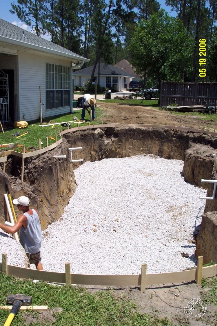 Pool and Spa Build - May, June, July, August 2006