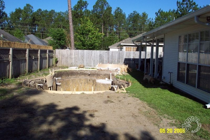 Pool and Spa Build - May, June, July, August 2006