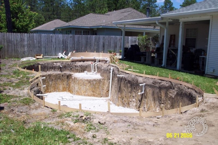 Pool and Spa Build - May, June, July, August 2006