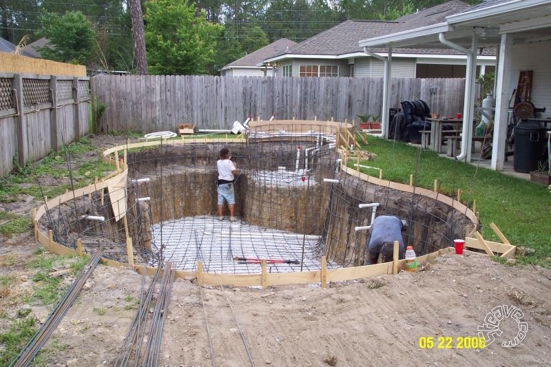 Pool and Spa Build - May, June, July, August 2006