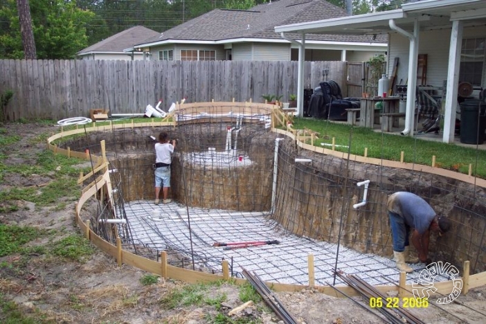 Pool and Spa Build - May, June, July, August 2006