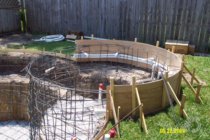 Pool and Spa Build - May, June, July, August 2006