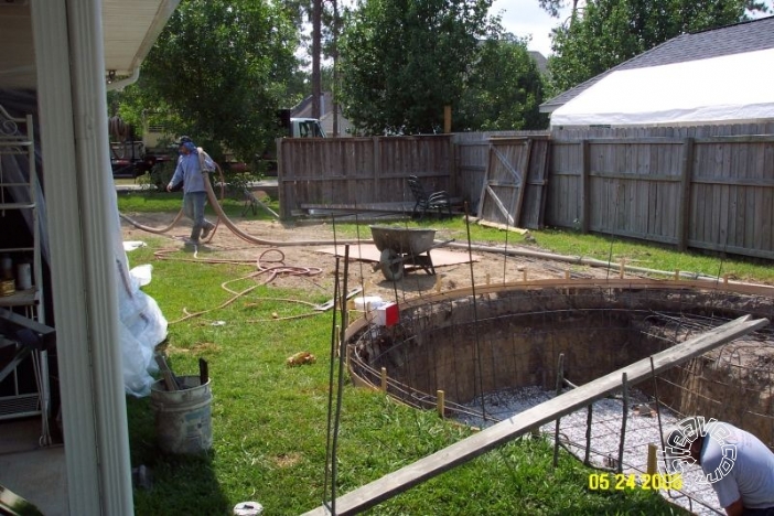 Pool and Spa Build - May, June, July, August 2006