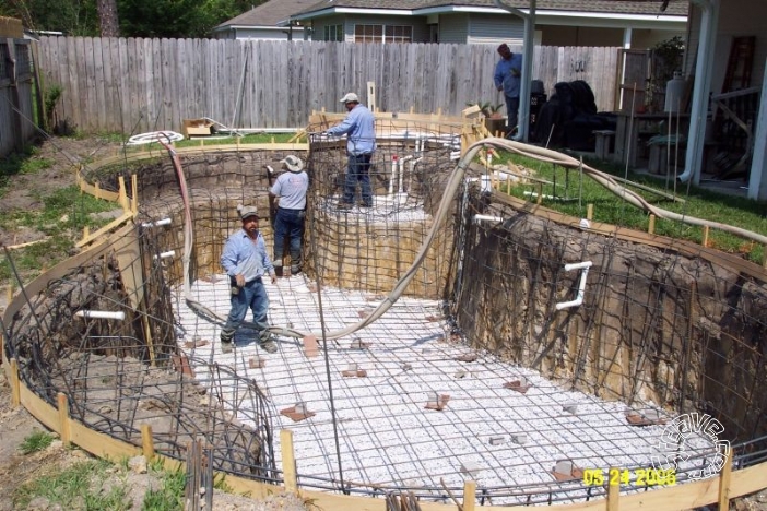 Pool and Spa Build - May, June, July, August 2006