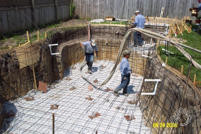 Pool and Spa Build - May, June, July, August 2006