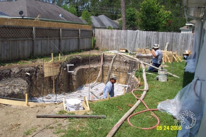 Pool and Spa Build - May, June, July, August 2006