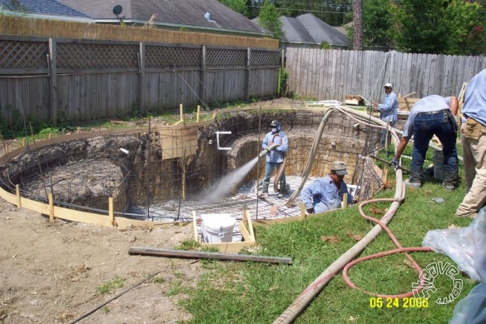 Pool and Spa Build - May, June, July, August 2006