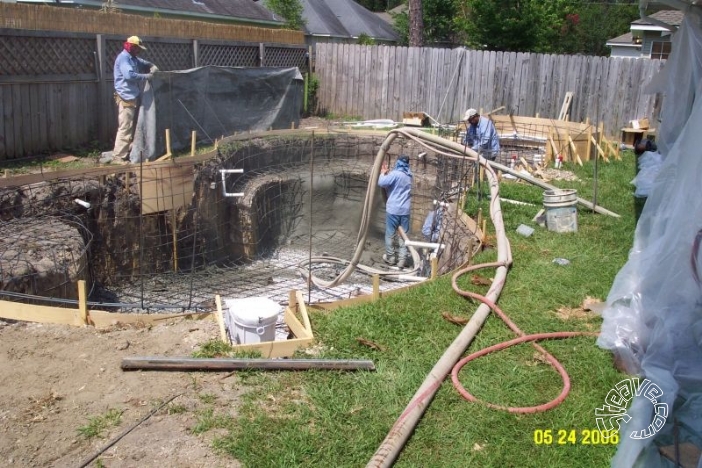 Pool and Spa Build - May, June, July, August 2006