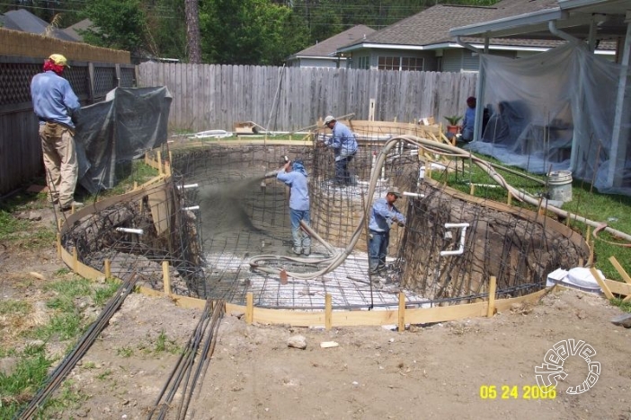 Pool and Spa Build - May, June, July, August 2006