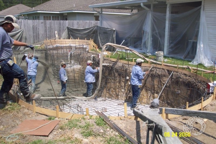 Pool and Spa Build - May, June, July, August 2006