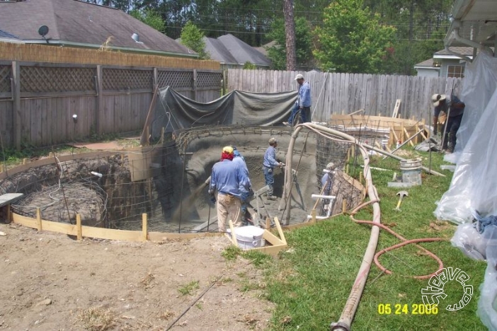 Pool and Spa Build - May, June, July, August 2006