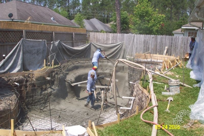 Pool and Spa Build - May, June, July, August 2006