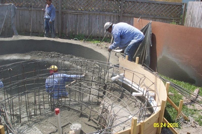 Pool and Spa Build - May, June, July, August 2006