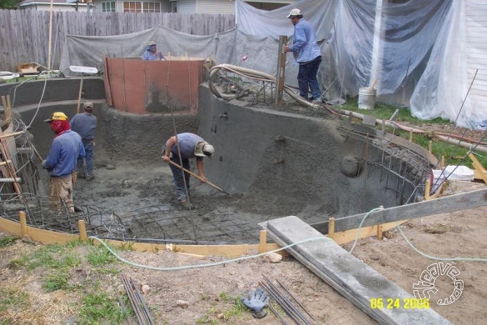 Pool and Spa Build - May, June, July, August 2006