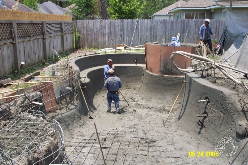 Pool and Spa Build - May, June, July, August 2006