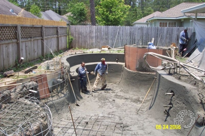 Pool and Spa Build - May, June, July, August 2006