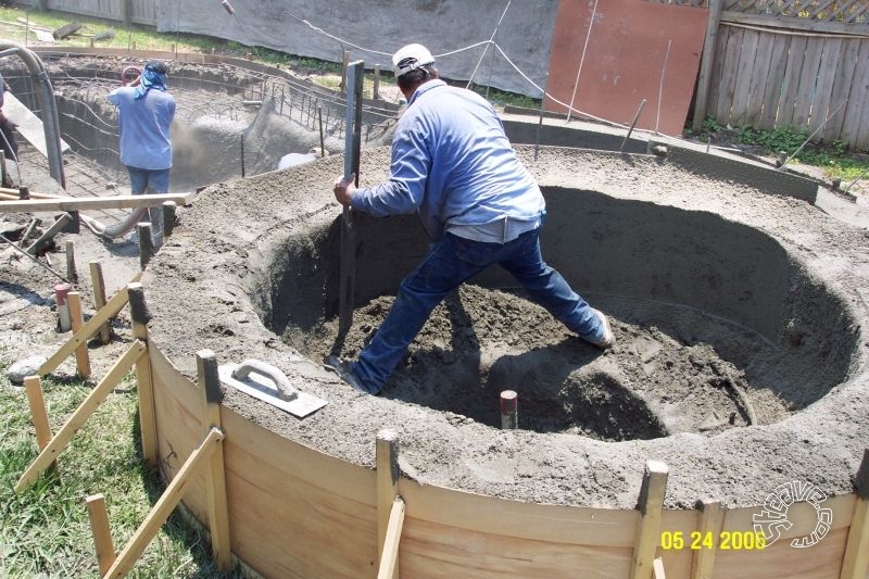 Pool and Spa Build - May, June, July, August 2006