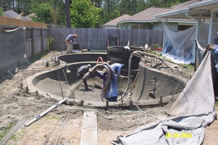 Pool and Spa Build - May, June, July, August 2006