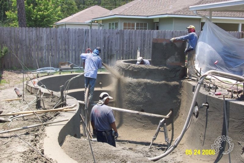 Pool and Spa Build - May, June, July, August 2006