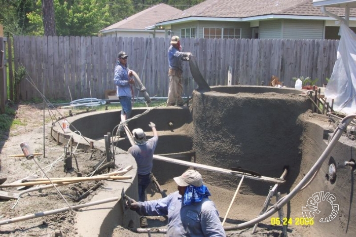 Pool and Spa Build - May, June, July, August 2006