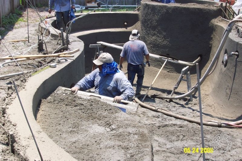 Pool and Spa Build - May, June, July, August 2006