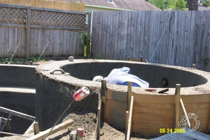 Pool and Spa Build - May, June, July, August 2006