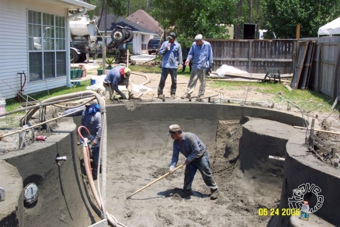 Pool and Spa Build - May, June, July, August 2006