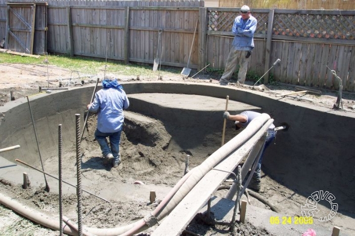 Pool and Spa Build - May, June, July, August 2006