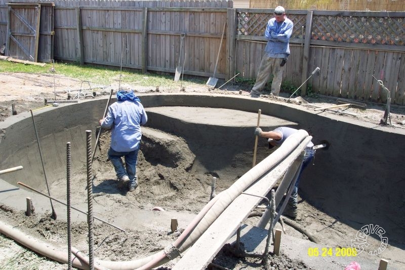 Pool and Spa Build - May, June, July, August 2006