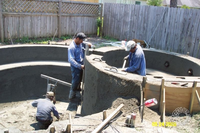 Pool and Spa Build - May, June, July, August 2006