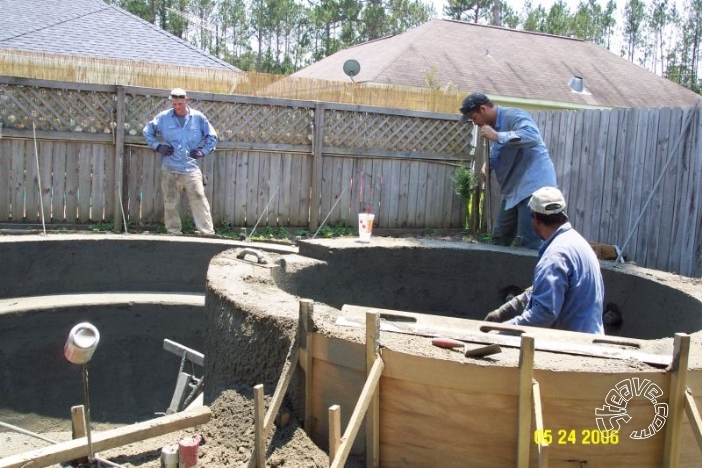 Pool and Spa Build - May, June, July, August 2006