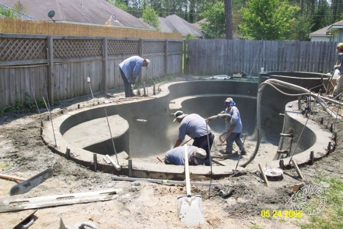 Pool and Spa Build - May, June, July, August 2006