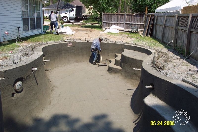 Pool and Spa Build - May, June, July, August 2006