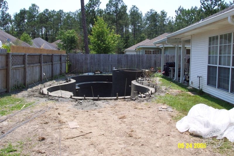 Pool and Spa Build - May, June, July, August 2006