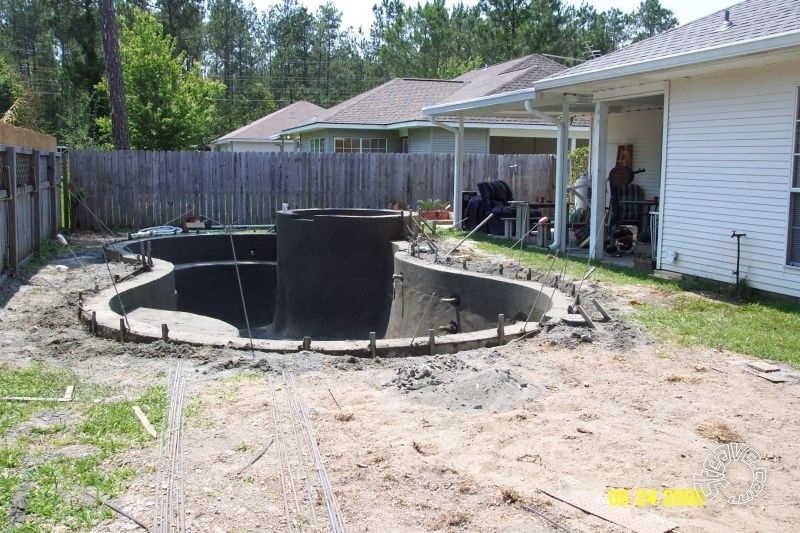 Pool and Spa Build - May, June, July, August 2006