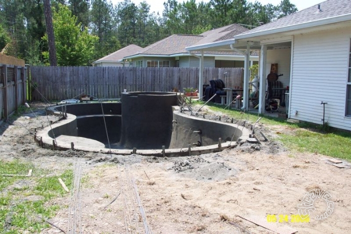 Pool and Spa Build - May, June, July, August 2006