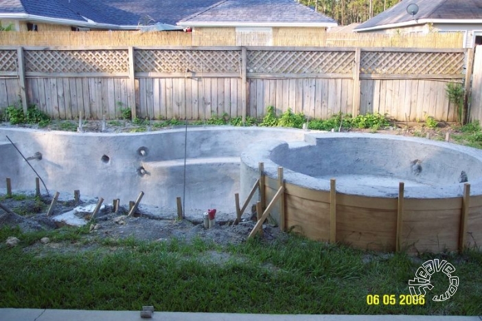 Pool and Spa Build - May, June, July, August 2006