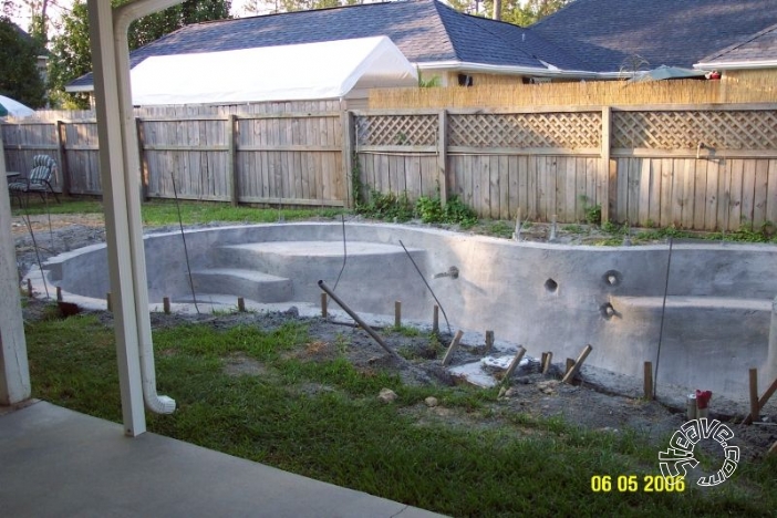 Pool and Spa Build - May, June, July, August 2006