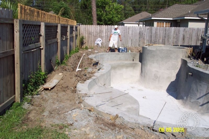 Pool and Spa Build - May, June, July, August 2006