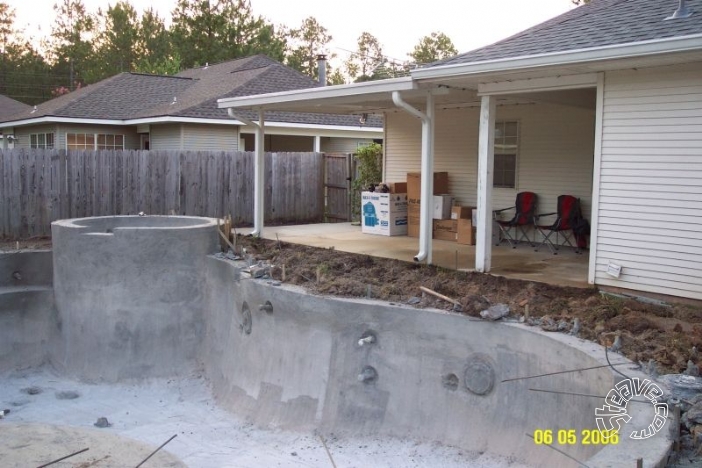 Pool and Spa Build - May, June, July, August 2006