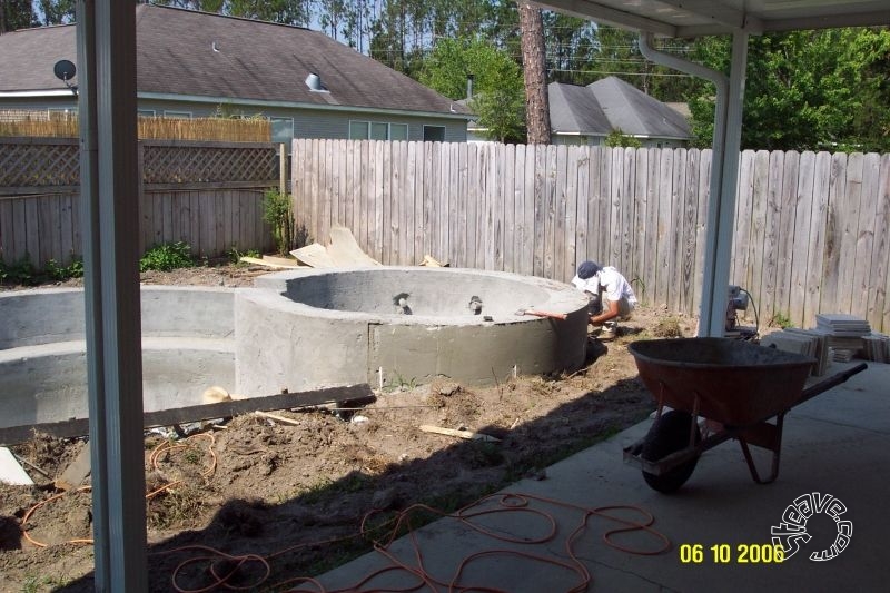 Pool and Spa Build - May, June, July, August 2006