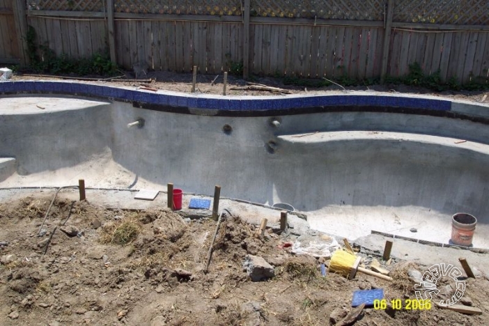 Pool and Spa Build - May, June, July, August 2006