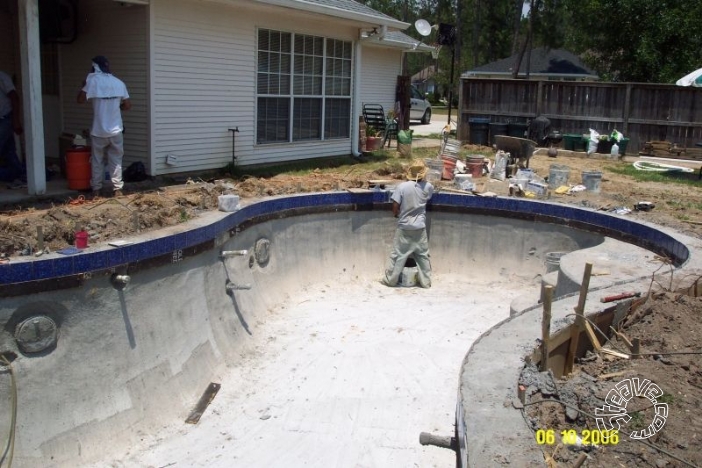 Pool and Spa Build - May, June, July, August 2006