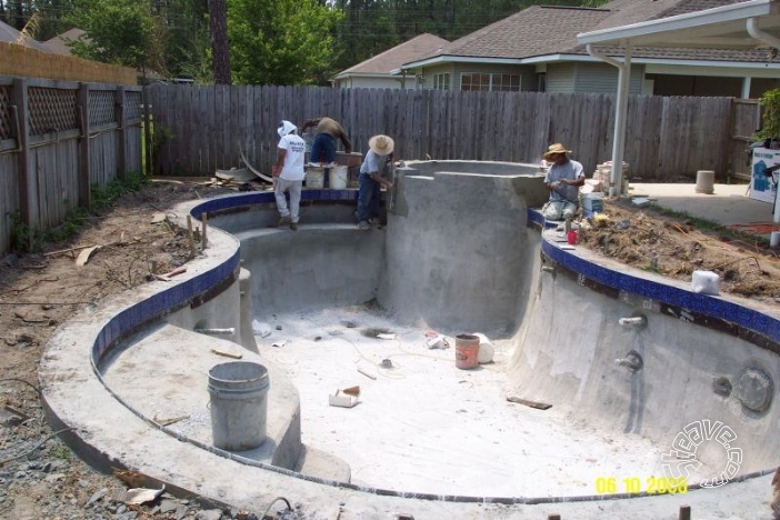 Pool and Spa Build - May, June, July, August 2006